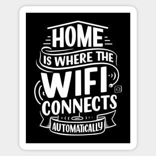 Home is where wifi Sticker